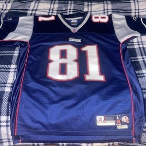 NFL Reebok large Randy Moss Patriots jersey